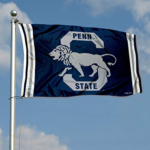 Penn State Nittany Lions College Banner Flag 3x5 Retro Throwback College Flag