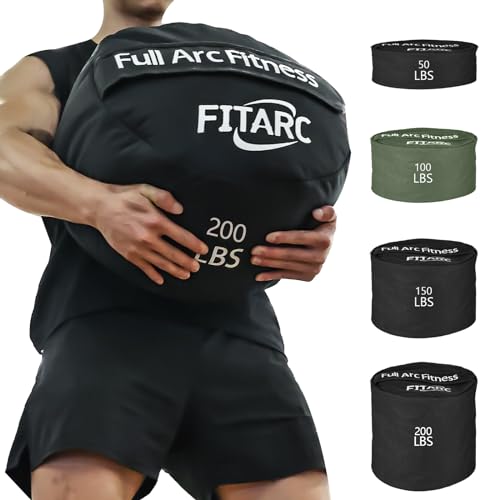 Sandbag Workout Bag for Weight Training - 200LB Black