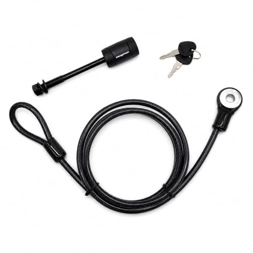 Swagman 1/2-Inch Locking Hitch Pin with 8ft Security Cable for Bike Racks