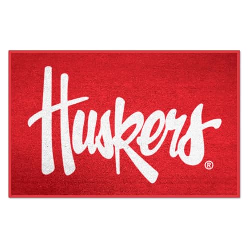 Nebraska Cornhuskers Accent Rug - 19x30 Sports Fan Mat
