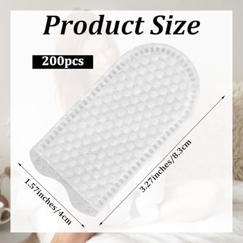 Cotton Finger Cots for Pet Ear Cleaning - 100 Pcs White