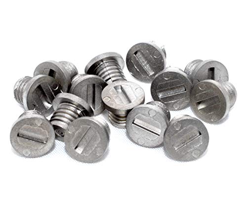 Stainless Steel Track and Cross Country Spike Blanks - Silver, 14 Pack