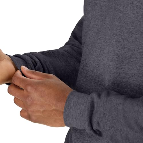 Hanes Men's EcoSmart Fleece Crewneck Sweatshirt Charcoal Heather Large - Big & Tall