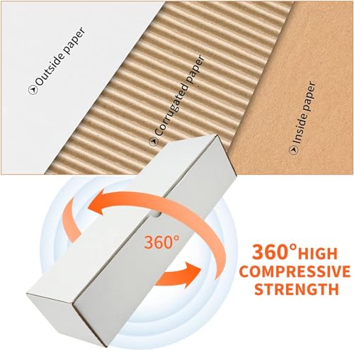 1600-Count Heavy-Duty Trading Card Box - 2-Pack White
