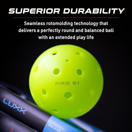 Pro S1 Outdoor Pickleballs - USAPA Approved, 4 Pack