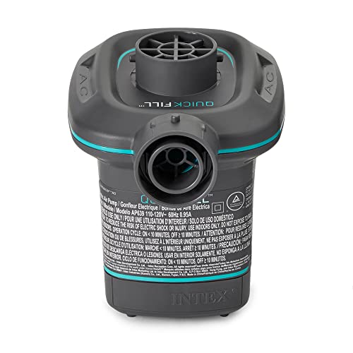 Electric Air Pump for Quick Inflation and Deflation of Air Mattresses & Toys