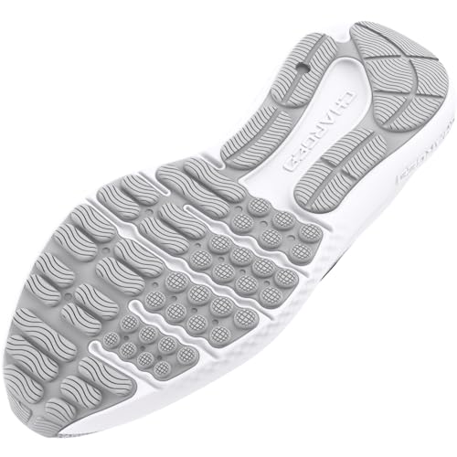 Under Armour Men's Charged Surge 4 Sneakers - White/Halo Gray/Black, Size 9.5