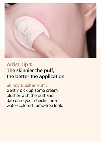 Skinny Tap Puff Set - 3 Ultra-Precise Makeup Applicators