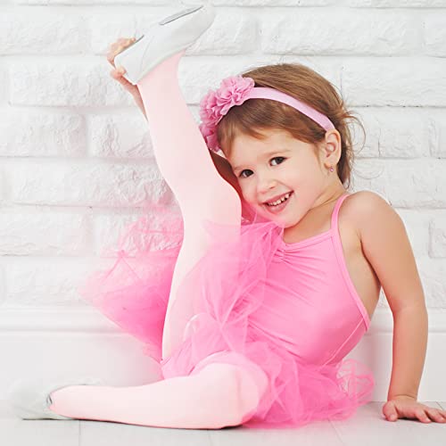 Ultra-Soft Toddler Ballet Tights for Girls - Ballet Pink, 6-9 Years