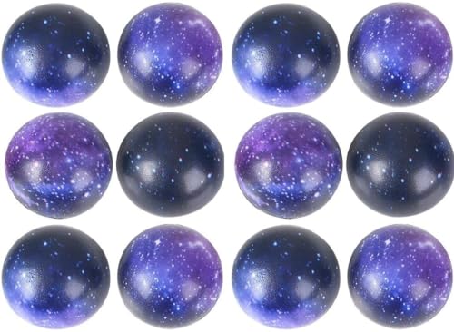 Galaxy Foam Stress Relief Balls - 2" Squeeze Balls (4 Pack)