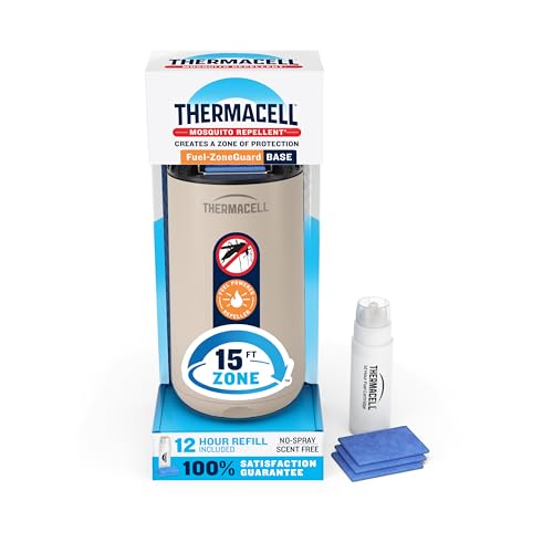 Thermacell Linen Fuel-ZoneGuard Base Patio Mosquito Repeller 1 Pack