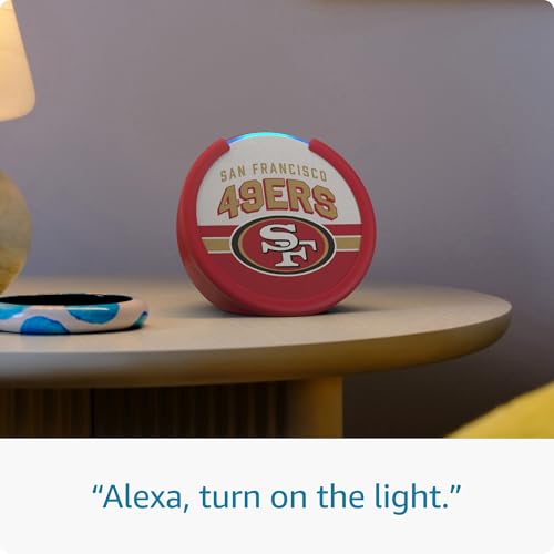 Limited-Edition NFL Echo Pop Smart Speaker - San Francisco 49ers
