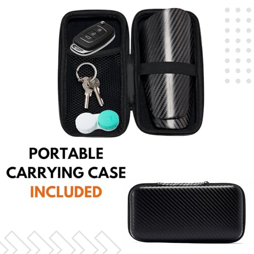LIGVIV Carbon Fiber Soccer Shin Guards Medium with Carrying Case - Lightweight Impact Protection