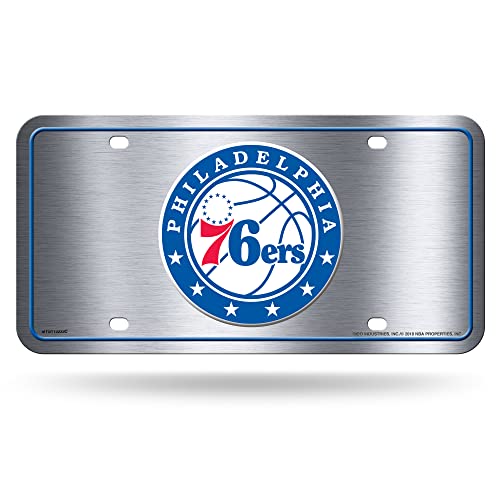 Philadelphia 76ers NBA Basketball Metal Auto Tag - 6" x 12"