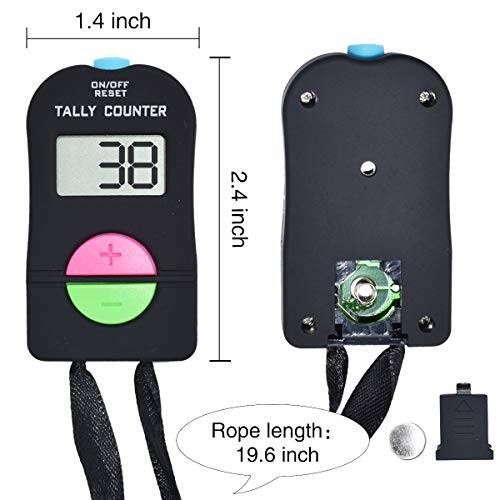Electronic Hand Clicker Counter - Easy Tally Counter for Sports