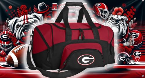 Small Georgia Bulldogs Gym Duffel Bag - 10.5" x 20" x 10"