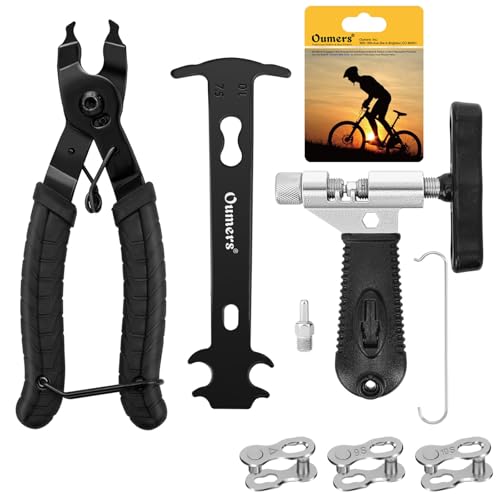 Bike Chain Repair Tool Set - Black | Chain Break Tool, Link Pliers & Checker