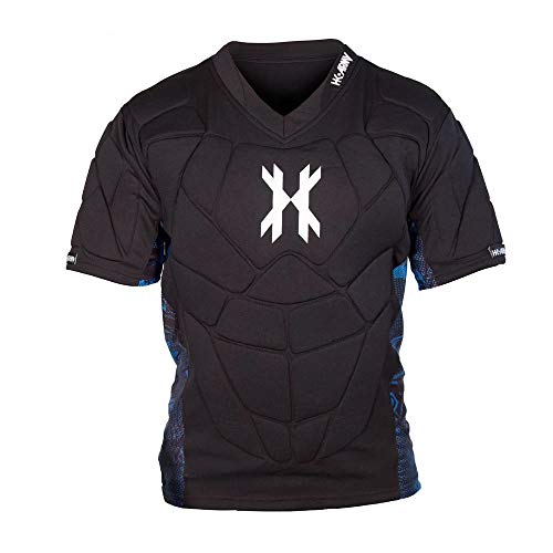 High-Impact Chest Protector for Paintball & Airsoft - Black, Size M/L