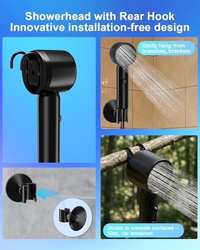 Portable Camping Shower Pump IPX8 Waterproof Handheld Water Pump