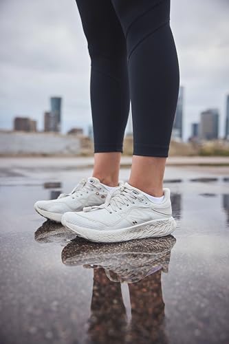 New Balance Unisex Performance Flat Knit No-Show Socks, 6-Pairs (Medium, White Assorted)