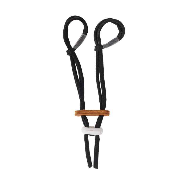 Adjustable Archery Finger Sling - Black Recurve Bow Accessory