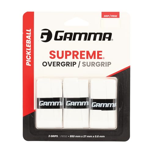 Pickleball Supreme Overgrip - Easy Apply Grip Tape - White