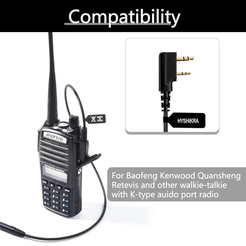Universal 2 Pin K-Type to 3.5mm Earpiece Adapter Cable - RF-K