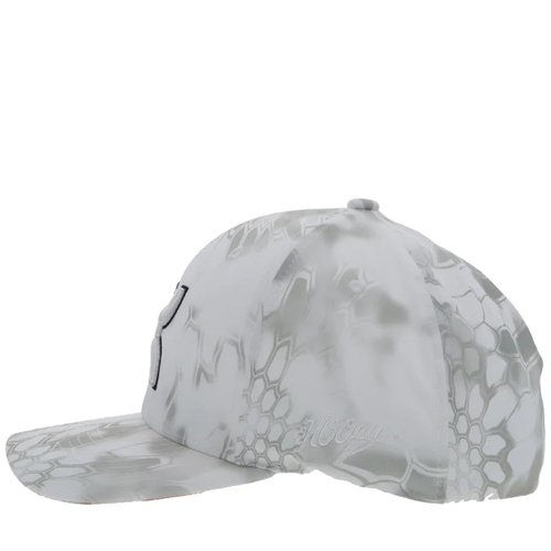 HOOEY Men's Chris Kyle Flexfit Fitted Hat (US, Alpha, Large, X-Large, White Camo)