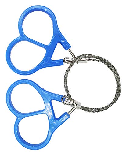 4-Pack Survival Wire Saw Set - Portable Stainless Steel Camping Tool