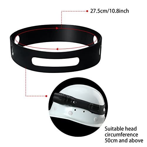 Heavy Duty Rubber Fire Helmet Straps - 3 Pack Universal Fit Safety Helmet Bands