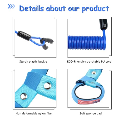 Yamaha Jet Ski Kill Switch Lanyard - Blue With US Flag