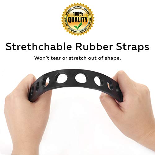 6-Pack Replacement Bike Rack Cradle Straps - Ladder-Style, 9.24"