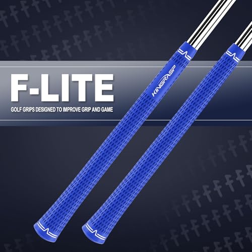 Rubber Golf Club Grips Kit - Standard/Midsize/Oversize (13 Grips, Black)