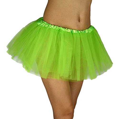 Light Green Tulle Skirt Tutu for Women - 5 Layered Bubble Design