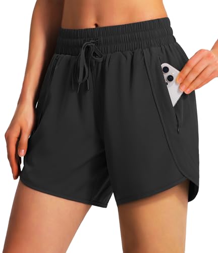 Women's Athletic Running Shorts - Quick Dry, Lightweight with Pockets