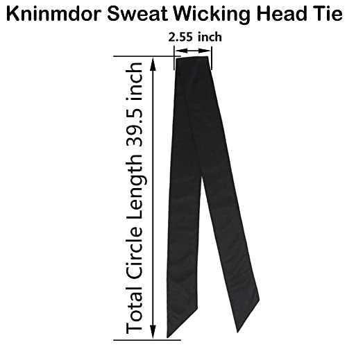Sweat Wicking Head Tie Pack - 4 Paisley Designs for Men, Women, Kids