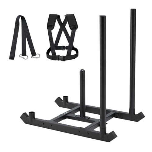 Weight Training Pull Sled - Steel Power Sled for Speed Training - Standard Version
