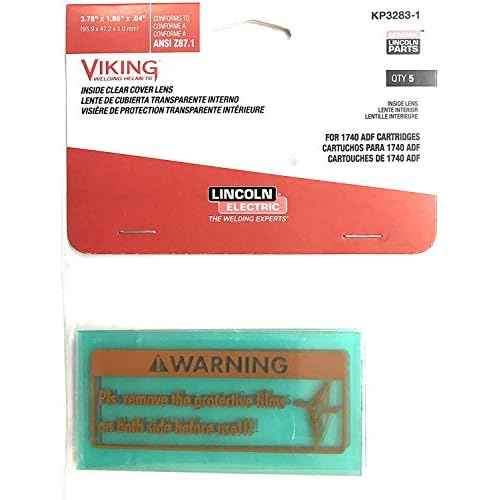 KP3283-1 Lincoln Electric Viking 1740 Clear Inside Protection Plate (5 Per Pack)