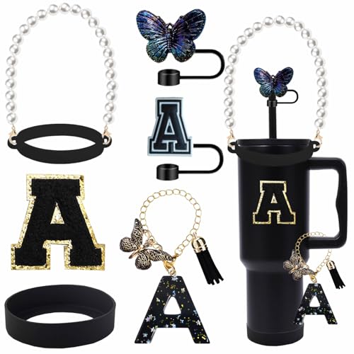 Stanley Tumbler Accessories Set - Handle Strap & Boot - Black