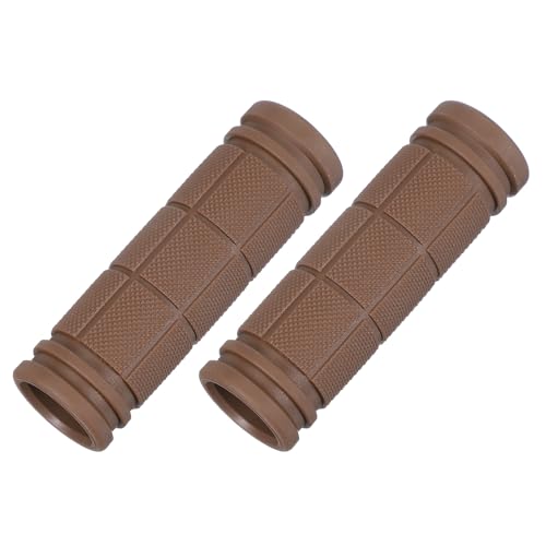 Durable Bike Handlebar Grips - Brown, 3.54" x 0.87"