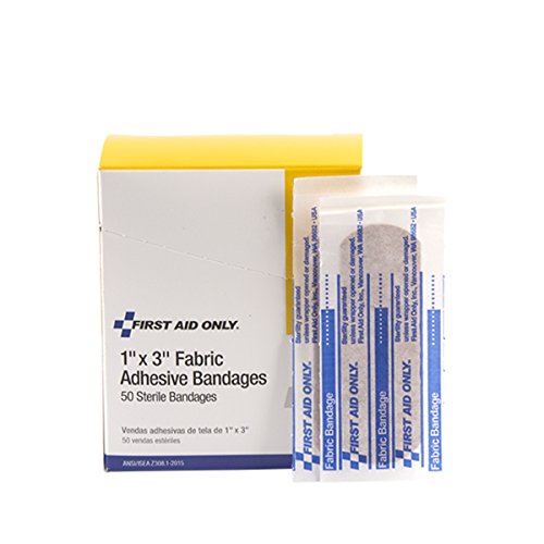 Flexible Fabric Adhesive Bandages 1" x 3" - 50 Count Box