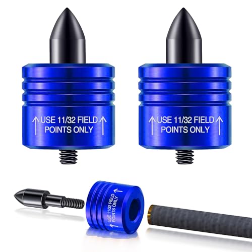 Decocking Bolt Tips for Crossbow Arrows - 2 Pieces Blue