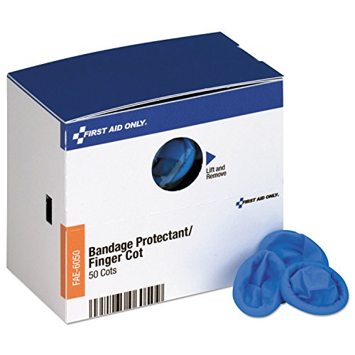 Finger Cots for Wounds - Latex-Free Finger Protectors, 50 Count