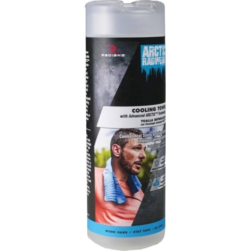 Arctic Skull Cooling Towel - 26 x 17 Inch Evaporative Relief - Multicolor
