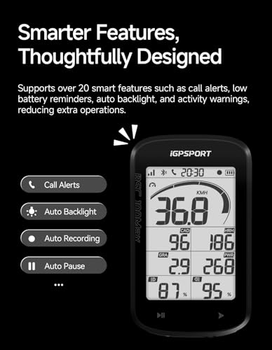 BSC100MAX GPS Bike Computer - 3-Inch Waterproof Wireless Cycling Device