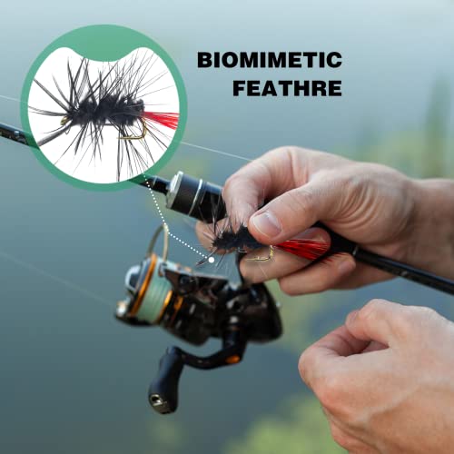 20pcs Fly Fishing Poppers - Topwater Lures for Bass, Trout & More
