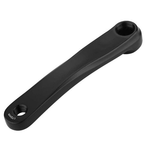 Bike Accessory, Lightweight 170mm Bike Crank Arm Bike Left Crank for Replacement Parts for Various Bicycles(Black, Diamond Hole)
