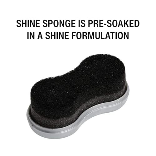 Shoe Shine Sponge - Neutral Leather Polish for Footwear