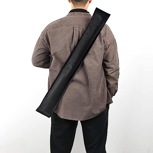 Billiard Cue Stick Carrying Case - 32 Inch Black Fabric Bag