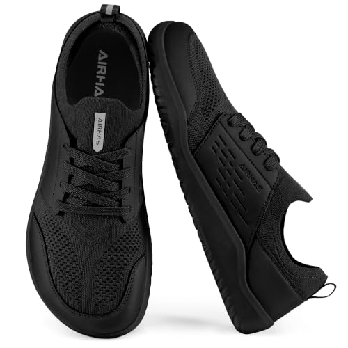 Mens Barefoot Shoes with Anatomical Toe Box - 10.5 Black